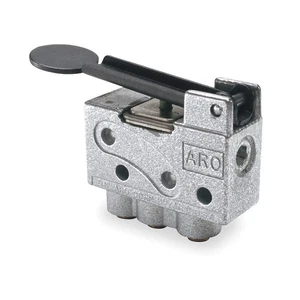 ARO 201-2-C Manual Air Control Valve, Lever, Black 4LB44 - NEW - Picture 1 of 5