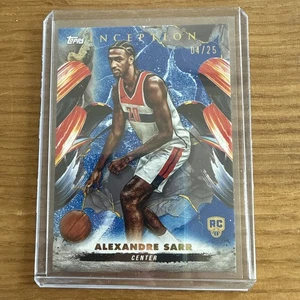2024-25 Topps Inception Blue #2 Alexandre Sarr RC 4/25 - Bild 1 von 1