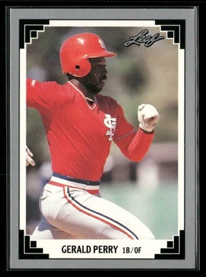 1991 Leaf - Gerald Perry #272 - Image 1 of 2