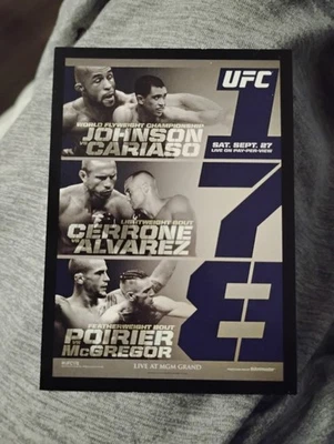 2015 Topps UFC-178 Conor McGregor PPV-Póster tarjeta inserción  Foto 1 de 3