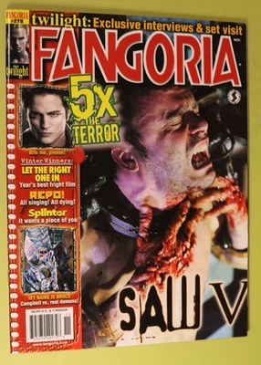 Fangoria Magazine #278 November 2008 Let The Right One In Repo! Saw V NM- - Image 1 of 4