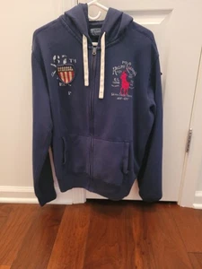 Vintage Polo Ralph Lauren Hoodie mit durchgehendem Reißverschluss, Herren Größe L - Bild 1 von 5