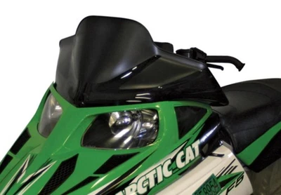Parabrisas Powermadd Cobra - 14,75 pulgadas - negro sobre negro para Arctic Cat T660 2008 Foto 1 de 2