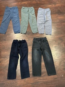 Boys Pants Lot Size 6, Wrangler, Gap, Jumping Beans - Picture 1 of 7