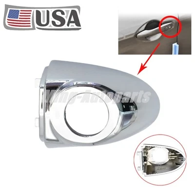 High-Quality Door Front Outer Handle Trim Molding Cap Fits Fiat 500X 2016-2021 Foto 1 de 4