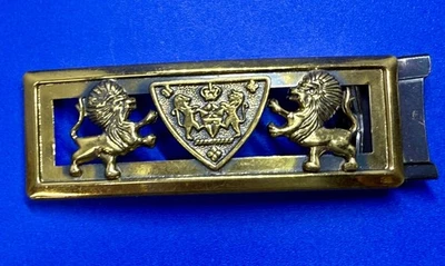 Scottish Kilt Lion Escudo Rampante Pequeña Hebilla De Colección Para Ajustar Tu Cinturón de 1" Foto 1 de 4