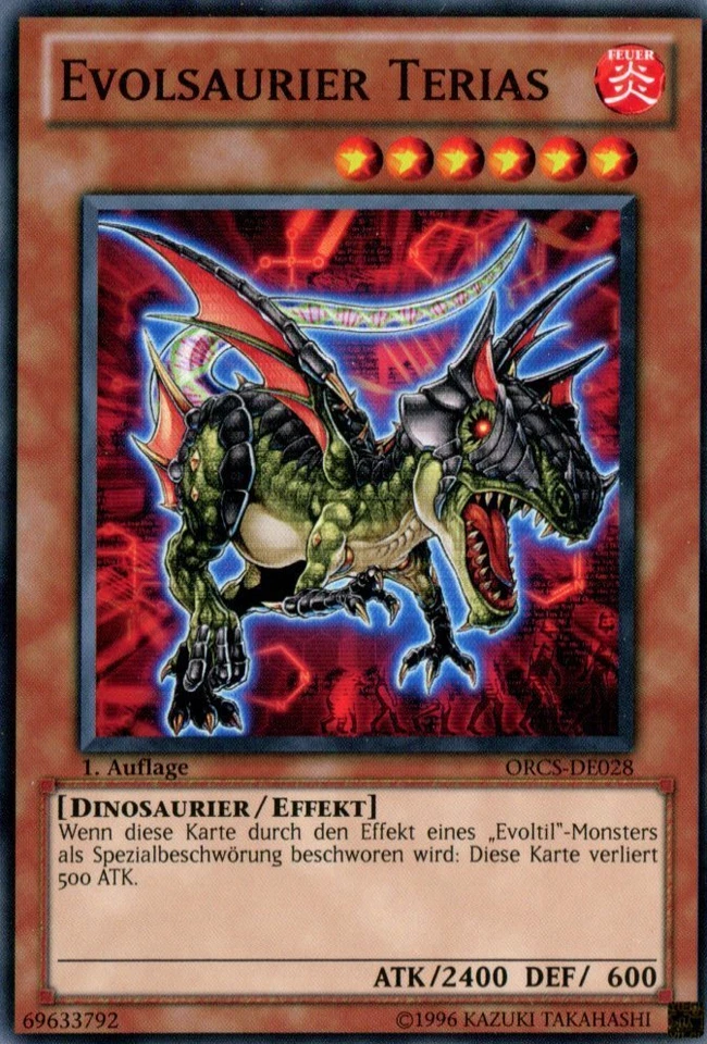 3x Evolsaurier Terias ORCS-DE028 Common - Bild 1 von 1
