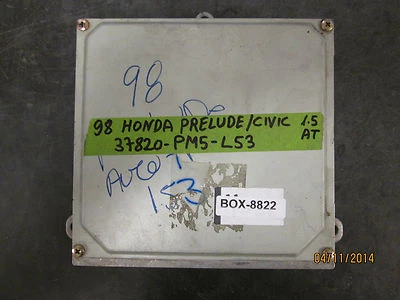 Honda Prelude/Civic 1998 1,5 L A/T ecu: 37820-pm5-L53 (caja-8822)) Foto 1 de 3