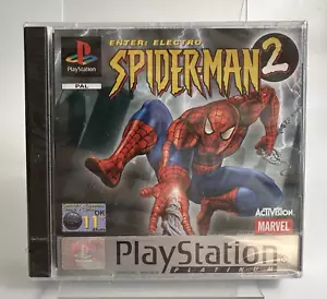 PS1 Spider-Man 2 Enter: Electro - Platinum, New And Factory Sealed - Picture 1 of 9