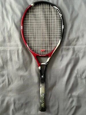 Gamma iPex 7.0 MidPlus Tennis Racquet Red/Black 4 3/8 EXC 27 Inch Racke - Image 1 of 4