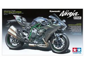 1:12 Scale Tamiya Kawasaki Ninja H2 Carbon Model Bike Kit - Quick Dispatch - Picture 1 of 9