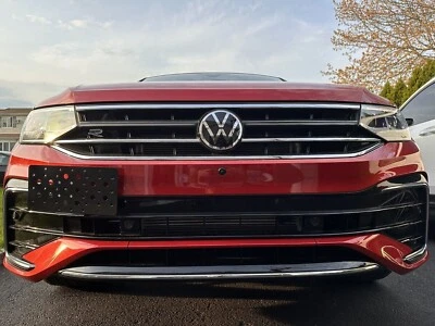 Bumper Tow Hook License Plate Bracket Kit For Volkswagen Tiguan 2022-2024 New - Image 1 of 4