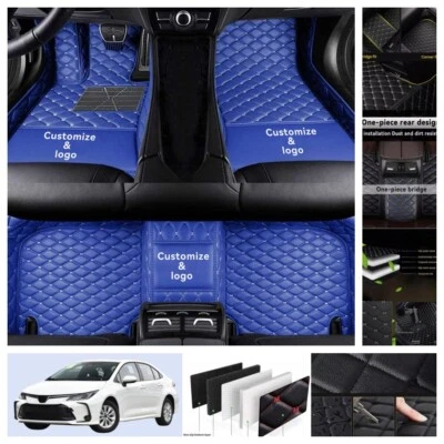 Alfombrillas de coche de cuero PU para Toyota Corolla 1998-2025 Foto 1 de 4