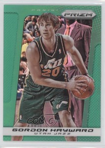 2013-14 Panini Prizm Retail Green Prizm Gordon Hayward #16