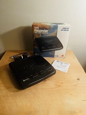 Rebobinadora VHS bidireccional Kinyo/avance rápido de colección en caja nueva UV-820 parada automática Foto 1 de 4