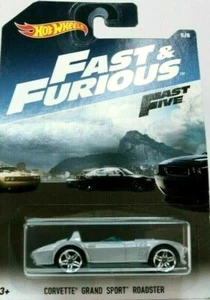 Hot Wheels Corvette Grand Sport Roadster HW Fast & Furious Fast Five 5/8 - Picture 1 of 2