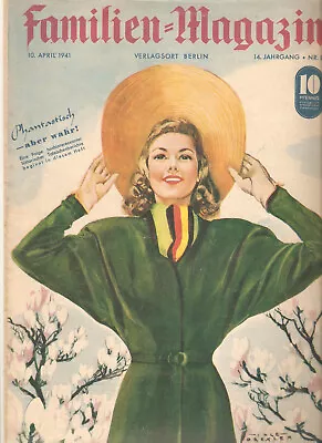 Familien-Magazin  Zeitschrift . 10. April  1941 .  Nr. 8. • 5€