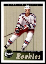 2001-02 Upper Deck Vintage Mikael Samuelsson RC RC #288
