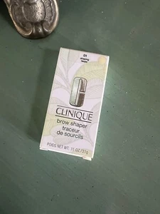 New in Box! Clinique Brow Shaper ~ 01 Shaping Taupe ~ 0.11 oz / 3.1g - Picture 1 of 2