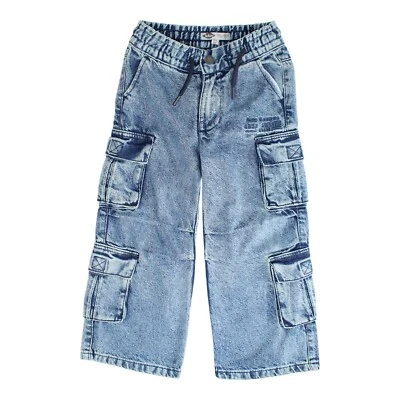 Boys Cargo Pants. Lee Cooper. Blue Color. Gift For Child - Image 1 of 2