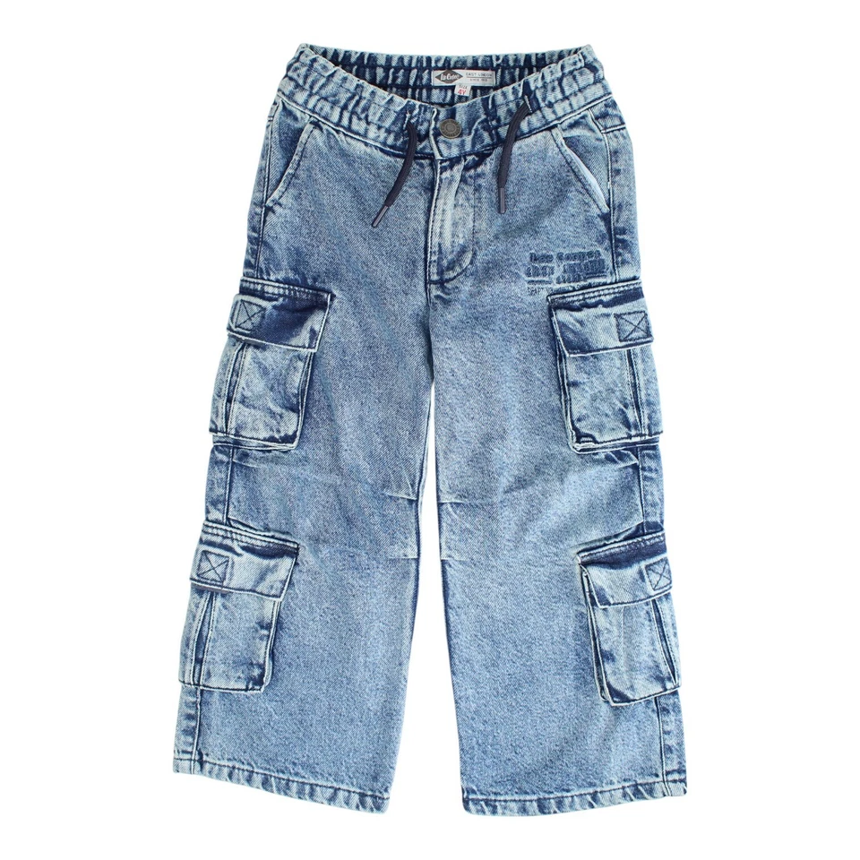 Boys Cargo Pants. Lee Cooper. Color Blue, Black, Beige. Gift For Child - Image 1 of 1