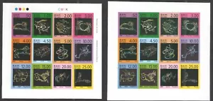 Sri Lanka Zodiac Signs Astrology Constellations Stars IMPERF SHEETS ERROR see.. - Picture 1 of 2