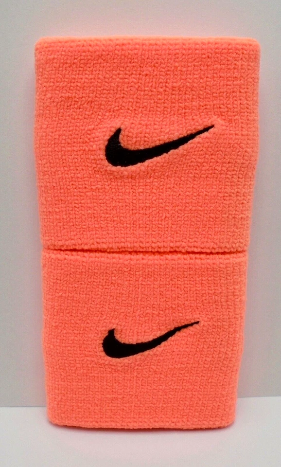 Nike Premier Wristbands Bright Mango/Black Single Wide - Image 1 of 2