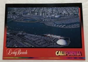 Aerial View Long Beach, California. Postcard (H2) - Picture 1 of 2