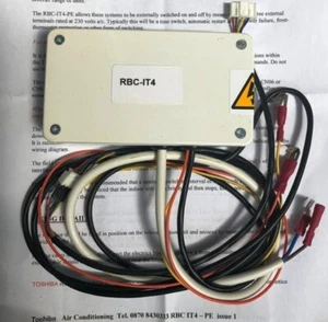 New Toshiba Time Switch Interface RBC-IT4-PE Air Con Controller Box DI / SDI - Picture 1 of 4