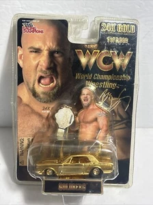 WWE Goldberg WCW Racing Champions Gold Car Die Cast Wrestling De colección NUEVO WWF - Imagen 1 de 6