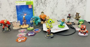 Disney Infinity Microsoft Xbox 360 Game with Portal & Figures, Disks, Lot of 22 - Picture 1 of 8