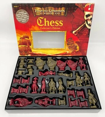 Pirates of The Caribbean At World's End Chess Set - Collectors Edition Complete - Image 1 of 4