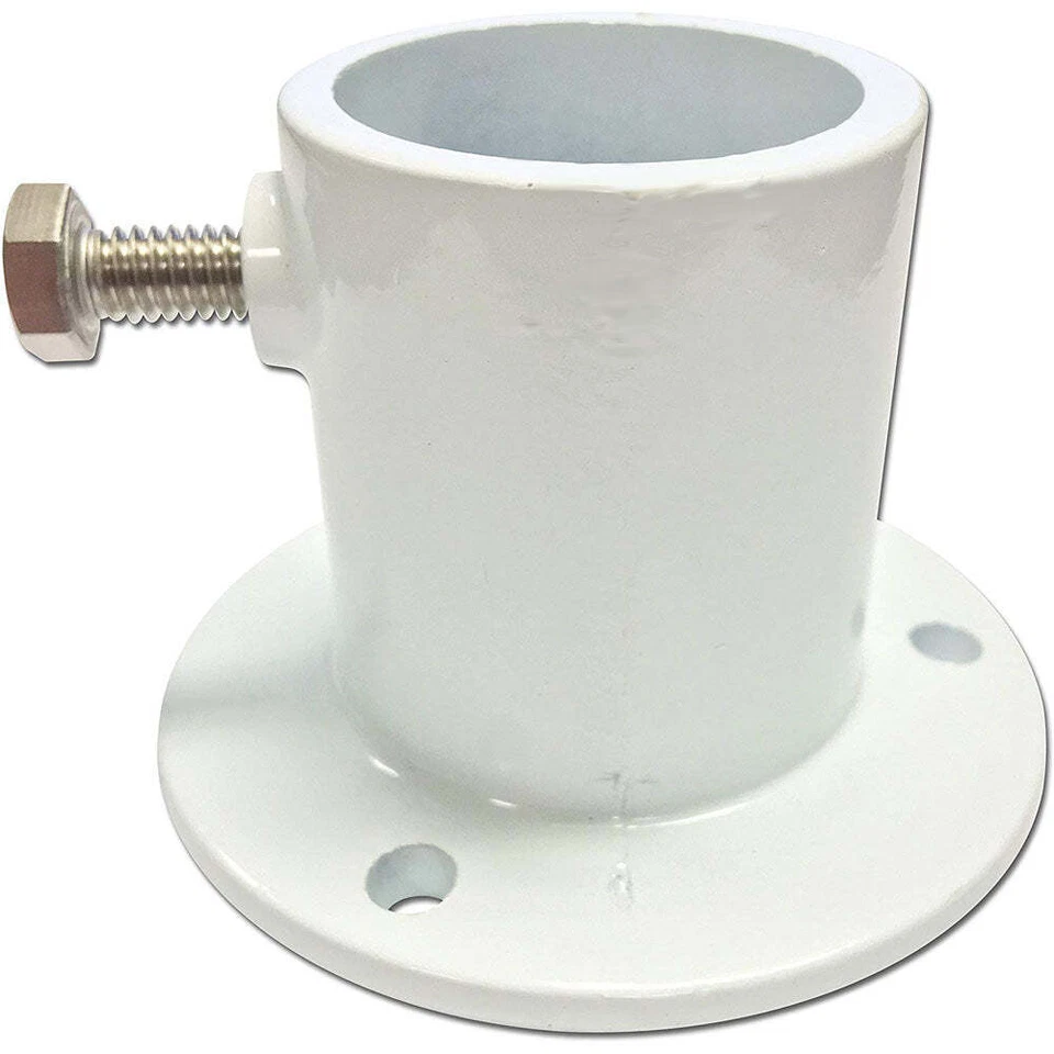 Parte 8702 Escalera de piscina sobre el suelo Brida de cubierta de aluminio fundido Foto 1 de 1