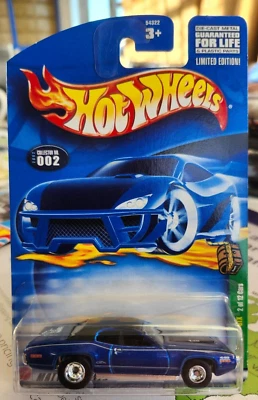 Hot Wheels Treasure Hunt '71 Plymouth GTX 2002 en azul #2/12 Foto 1 de 3