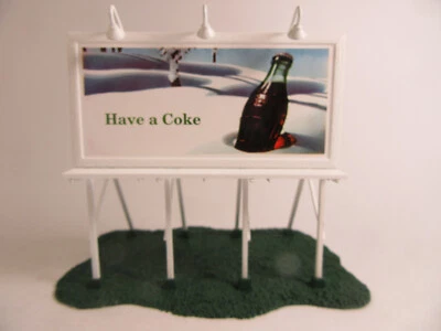 Athearn 1:87 Billboard " Have A Coke " Plastic - Image 1 of 4