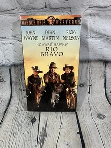 Vintage Warner Bros  VHS Tape  “Rio Bravo With John Wayne And Dean Martin - Imagen 1 de 2