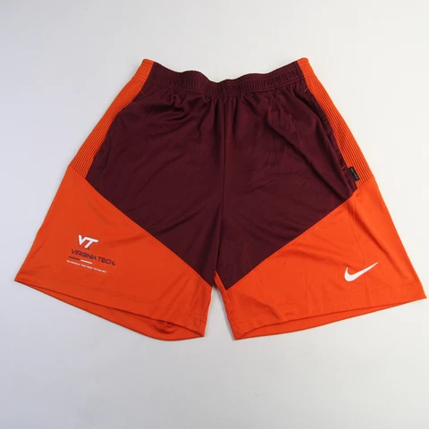 Virginia Tech Hokies Nike Dri-Fit Athletic Shorts Men's Maroon/Orange Used Cover