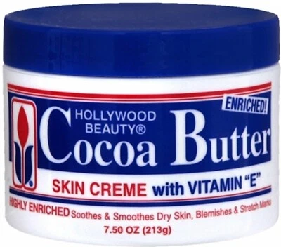 Hollywood Beauty Kakaobuttercreme mit Vitamin E - 7,5 oz - 213 g SCHNELLER UK-VERSAND!!!! - Bild 1 von 2