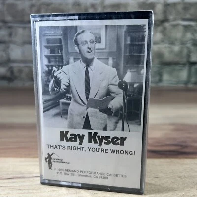 KAY KYSER Thats Right You’re Wrong! CASSETTE New / Sealed - Image 1 of 2