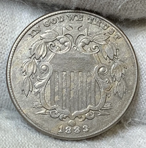 1883 5c Shield Nickel**Kb5403AE Cover