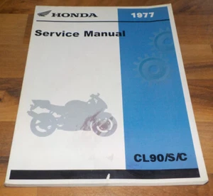 1977 HONDA CL90/S/C Shop Service Manual_S90 CL90 CL90L CD90 C90 CT90_OEM_VGC ! - Picture 1 of 2