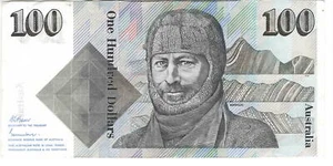 AUSTRALIA $100 Dollars VF/XF Banknote (1985) P-48b Johnston-Fraser Prefix ZEC - Picture 1 of 2