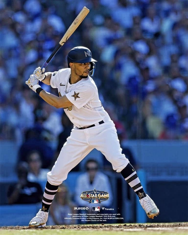 Mookie Betts Los Angeles Dodgers Unsigned Bats in All-Star White Cover
