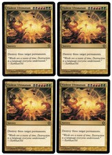 Violent Ultimatum 4x x4 PLAYSET 2008 Shards of Alara Rare MTG NM Actual Pics AZ3