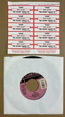 NEAL McCOY Wink / No Doubt About It 45 Atlantic 7-87247 NEW UNPLAYED +ts sheet Foto 1 de 4