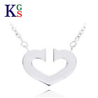 [Japan Used Necklace] Gift Quality Cartier Necklace Heart Pendant White Gold 18K