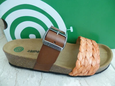 Dr. Brinkmann Damen Pantolette Pantoletten Pantoffel Hausschuhe braun