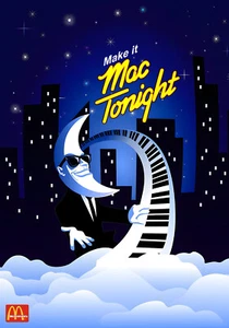 McDonalds Moon Man Mac Tonight 13x19 Reprint POSTER FREE SHIPPING #3 - Picture 1 of 1