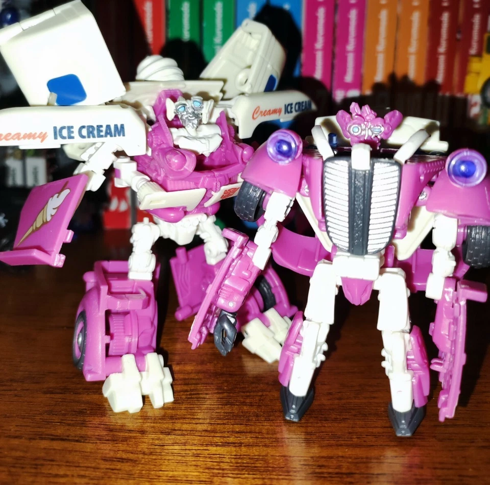 Transformers Movie 2 REVENGE OF THE FALLEN SKIDS & MUDFLAP the Twins ICE Cream ! - Immagine 1 di 4