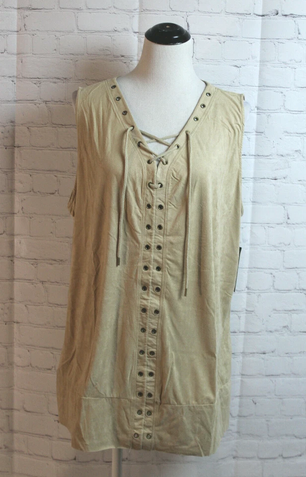 French Laundry Women's Fashion Cold Shoulder Top Size 3x